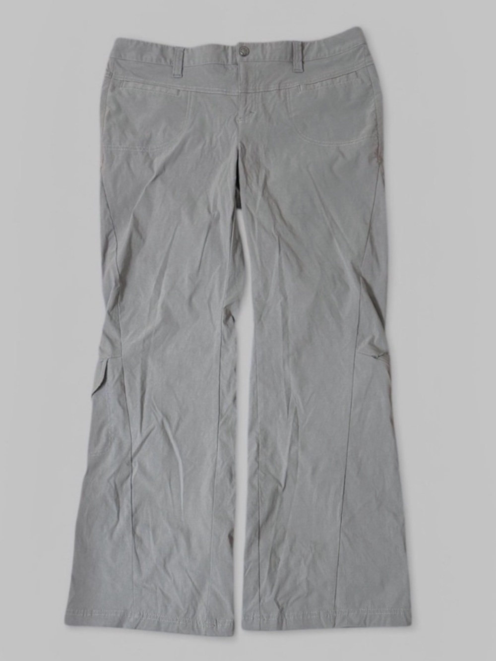 Athleta Light Gray Dipper Cargo Pants